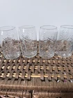 Set Of 4 Vintage Coca-Cola Can Shaped Clear Glasses 12 Oz