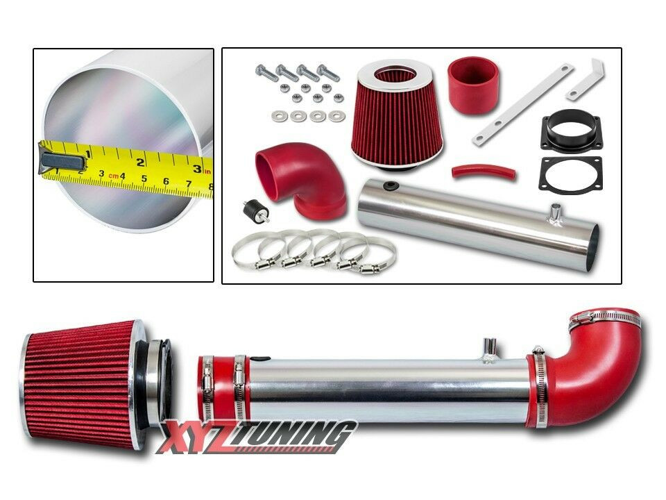 RED 1998 1999 2000 Explorer/Ranger/B4000 OHV 4.0 V6 Air Intake + Filter 3"
