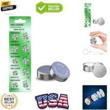 10PCS AG13 LR44 303 A76 357 SR44 1.5V Battery Button Coin Cell Batteries