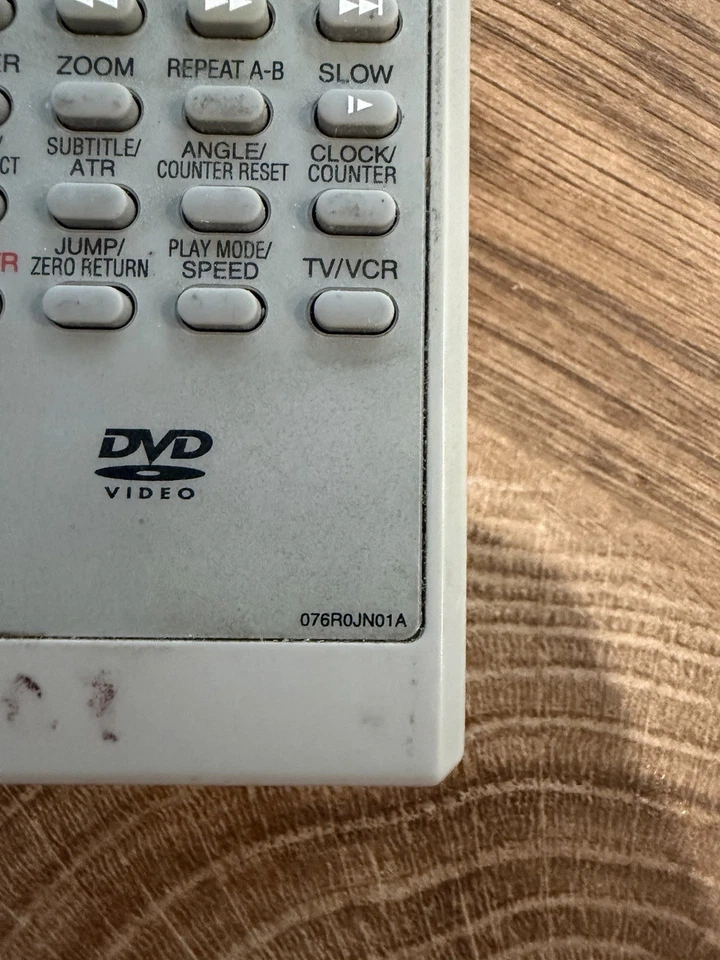 Memorex Sansui Orion 076R0JN010 DVD/VCR Combo Remote Control MVD4541 DVCR810D - Image 3 of 3