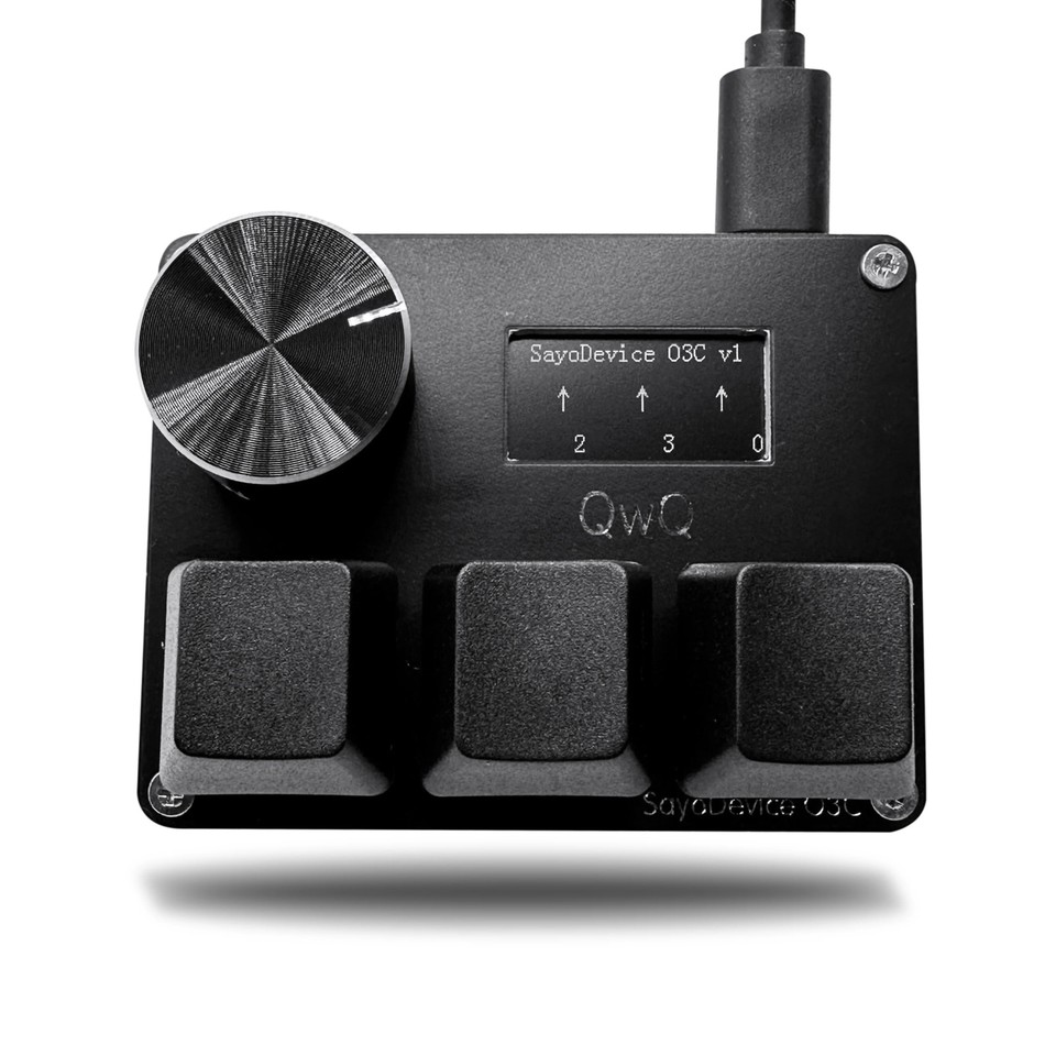 SayoDevice O3C Magnetic RGB Mini Keypad Rapid Trigger 4-Key Macro ...