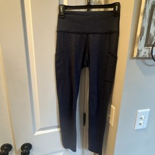 Aerie Chill Play Move Leggings - Dark Heather Grey - Size Small