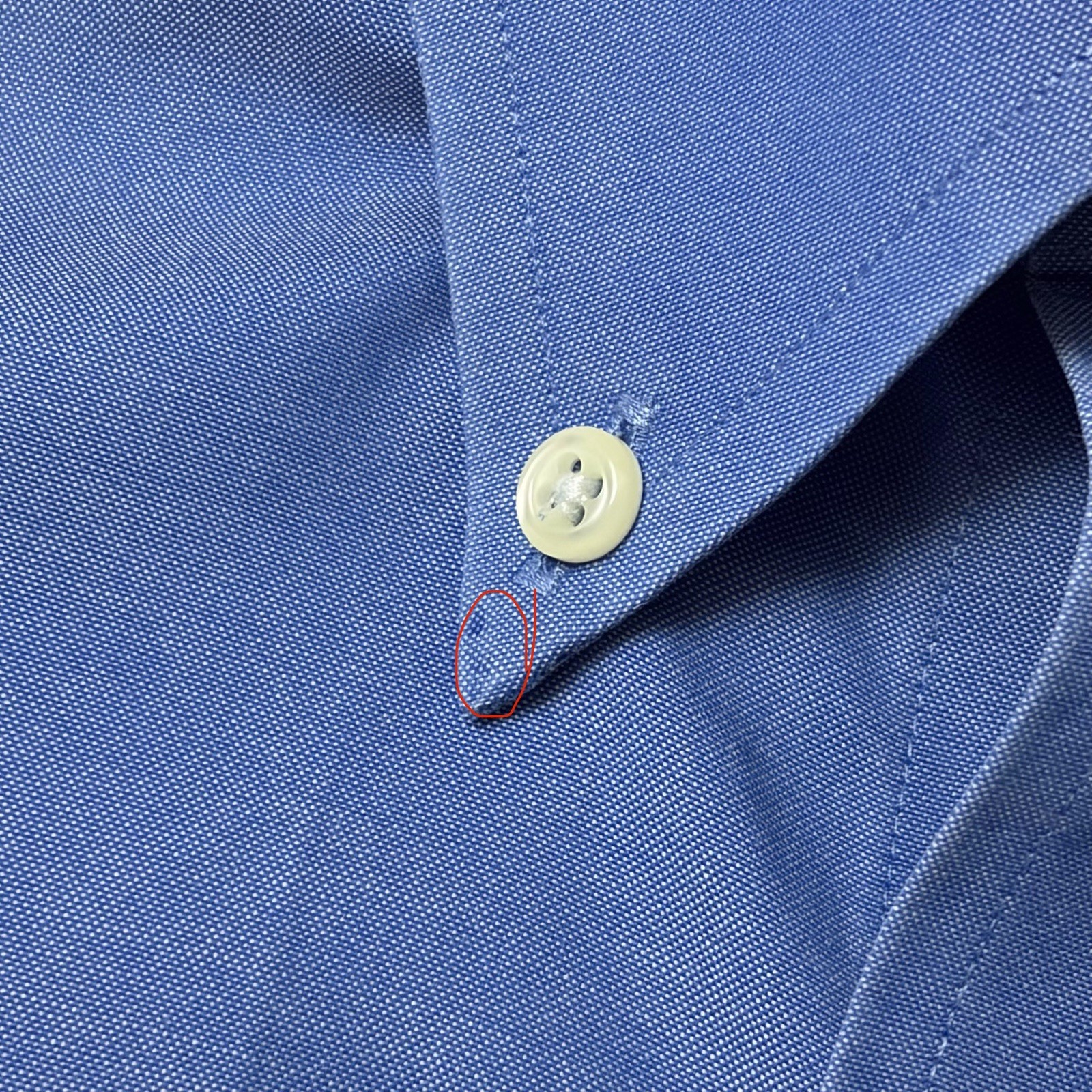 Brooks Brothers Madsion Fit Blue Cotton Dress Shirt Button Down 15.5-32 thumbnail 5