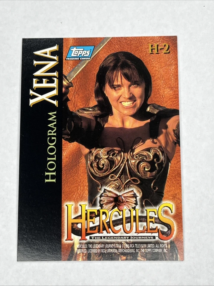 1996 Topps Hercules: The Legendary Journeys Xena Hologram Card H-2 - Image 2 of 2