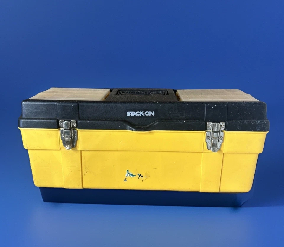 Tool Box STACK-ON Lightweight Plastic Stackable Lockable Storage Organizer - Image 2 of 4
