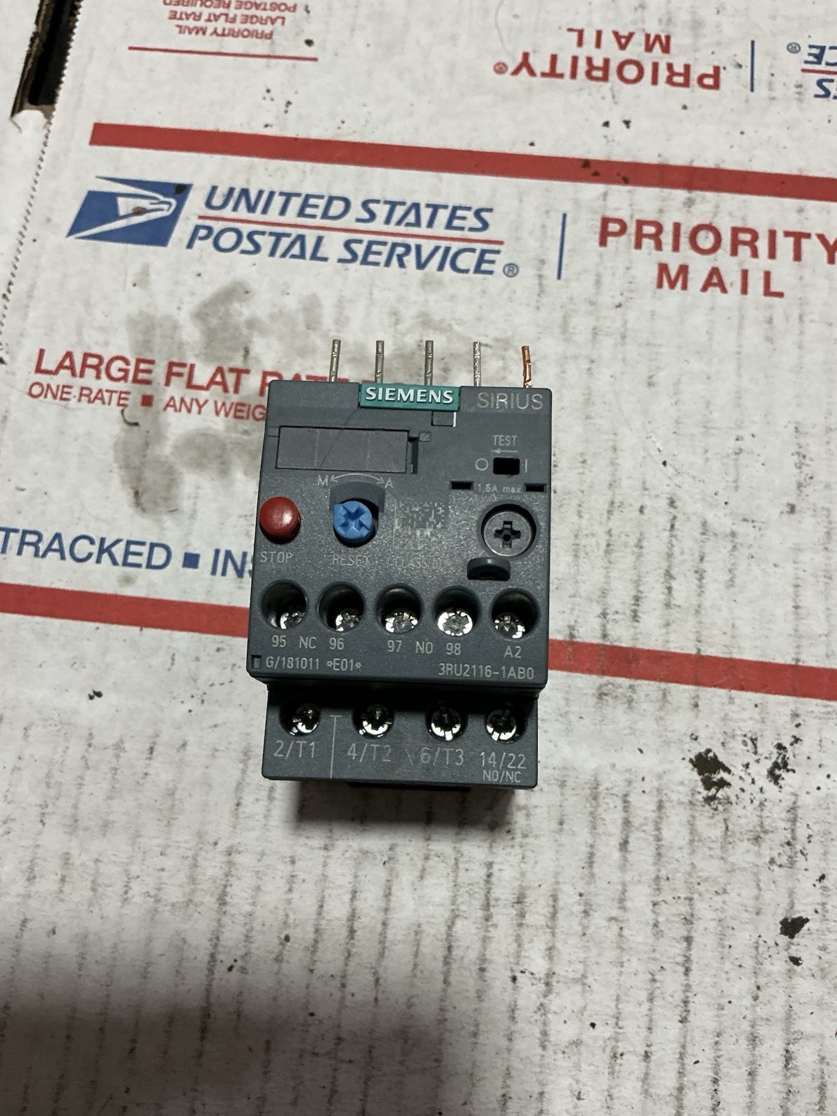 Siemens Thermal Overload Relay 3Ru2116-1Ab0  1.1-1.6A