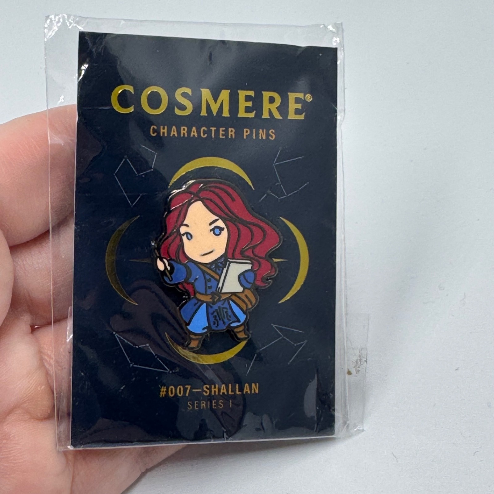 Cosmere Shallan Character Lapel Pin Series 1 Blue Red Fantasy ...