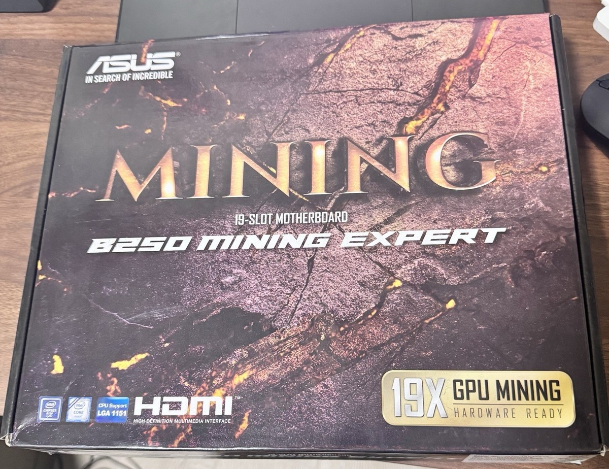 ASUS B250 MINING EXPERT 【新品未使用】 NEW ASUS B250 Mining Expert 19-Slot Motherboard | eBay