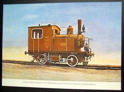 LIGHTWEIGHT TENDER LOCOMOTIVE FOR BRANCH LINES / ROYAL..BAY. STATE RAILWAY 1906
