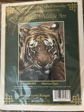 Kustom Krafts Siberian Tiger Counted Cross Stitch Kit JW-005