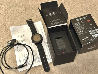#ad #ad Suunto Traverse Alpha Stealth GPS Watch Finland Compass Red Light $196.00