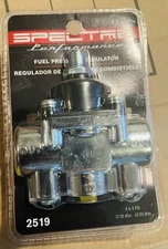 Spectre 2519 Universal 5-9 PSI Fuel Pressure Regulator 3/8" Barbs, Carburetor