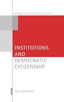 Axel Hadenius | Institutions And Democratic Citizenship | Buch | Englisch (2001)