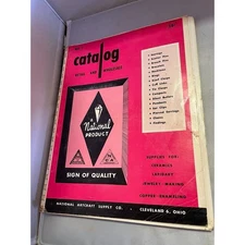 Handcrafts Catalog C1960s Craft Supply Kitsch Clip Art Images Junk Journal