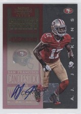 2012 Panini Contenders Playoff Ticket 16/99 AJ Jenkins #210 Auto 0b2