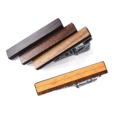 Alloy Fashion Exquisite Mens Wood Tie Bar Clip Bar