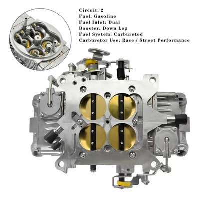 4 Barrel Double Pumper Race Carburetor 650 CFM BR-67199