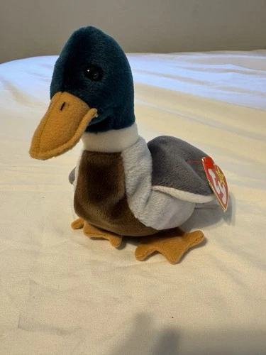 Ty Beanie Baby Jake Mallard Duck Errors 1997 Vintage Plush w/ Tag 8.88 FREE SHIP