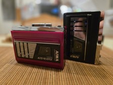 2 AIWA HS-G35MkII Lettore di Cassette Stereo Portatile Auto Reverse Push Open