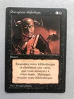 Mtg Carte Magic Fbb Demonic Tutor Foreign Black Border French MP