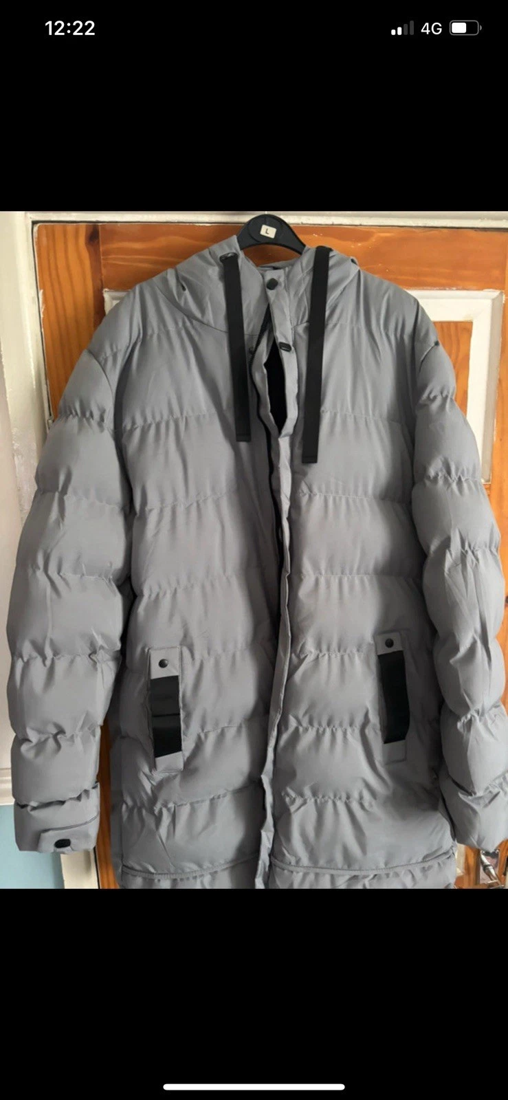 Men’s Padded Puffer 3/4 Length Jacket