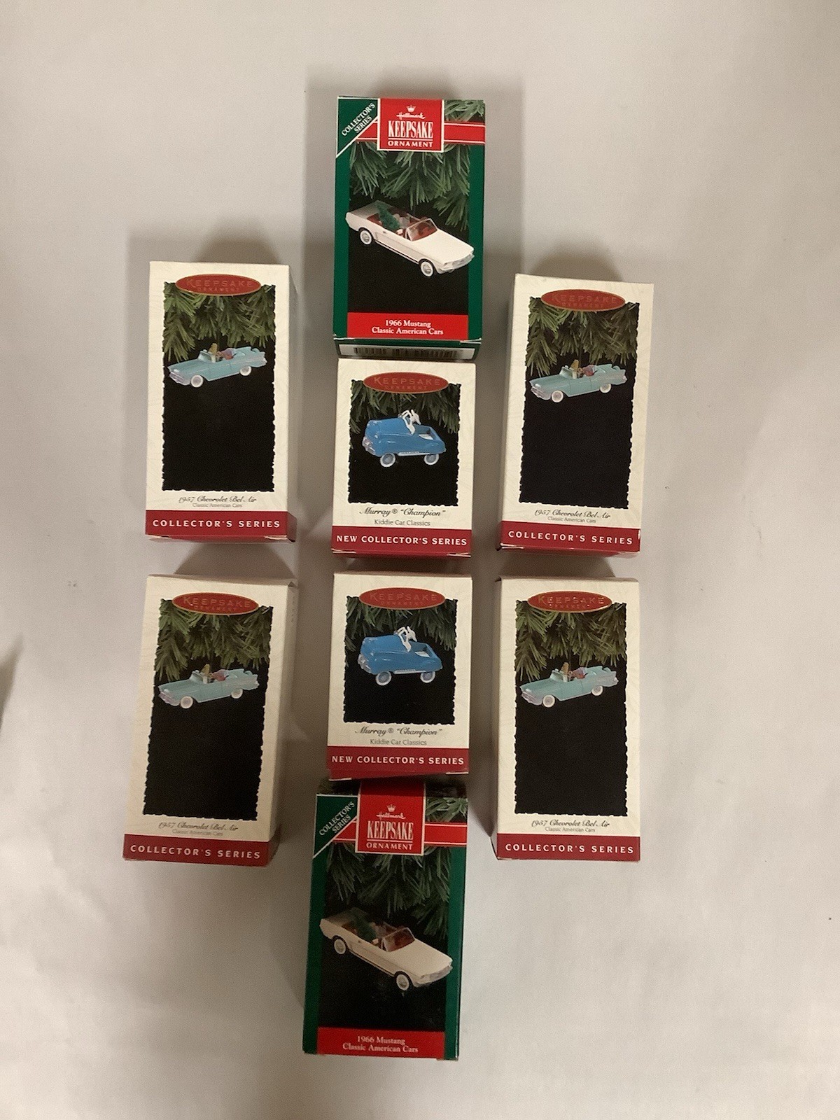 Hallmark Keepsake Vintage Classic Cars Ornaments Lot of 8