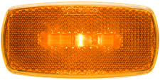 Optronics - MCL0032ABB - ONE LED MARK LIGHT OVAL BLK BSE AMBER - (Pack of 1)