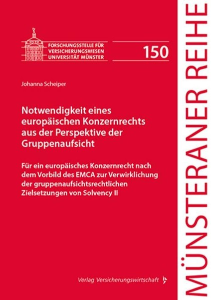 Notwendigkeit Eines EuropäIschen Konzernrechts Aus Der Persp ... 9783963295713-image