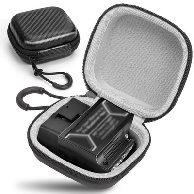 NIFUYOP Case for BlueDriver 2.7 * 2.5 * 1.5 Inch, Black Carbon Fiber