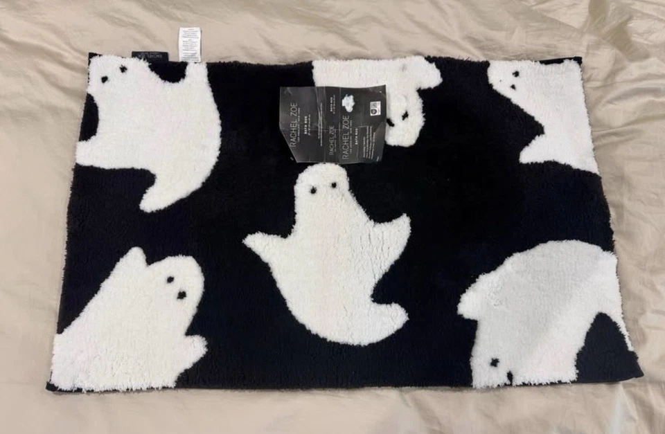 Alfombra de baño rara edición limitada Halloween Ghost 👻🎃✨ Rachel Zoe decoración del hogar Foto 2 de 2