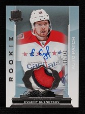 2014-15 Upper Deck The Cup Rookie 100/249 Evgeny Kuznetsov #173 Patch Auto s9v