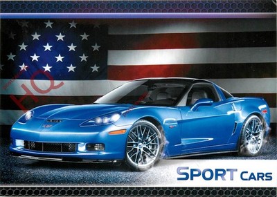 Ansichtskarte, Sportwagen, unbekanntes Modell