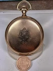 Working Antique 1912 Elgin 386 16s Gold Filled Hunter Pocket Watch
