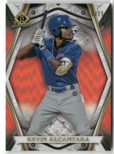 2022 Bowman #BI-16 Kevin Alcantara Bowman Invicta Orange Refractors #/25