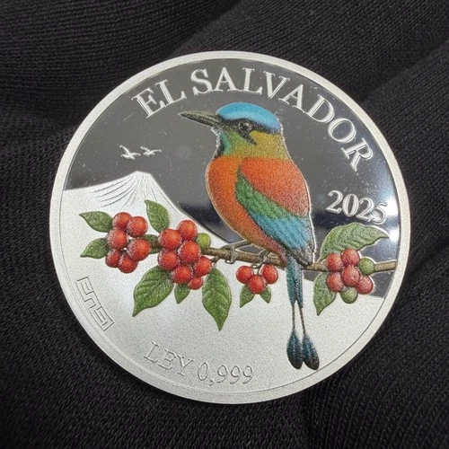 El Salvador - Cultural Proof Medal "Torogoz" 2025 #007 (Only 100 Minted!)