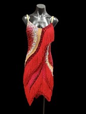 Latin Ryythm Ballroom Competition Dance Dress
