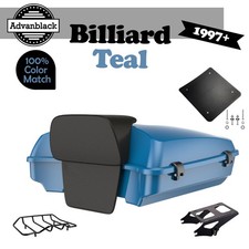 Billiard Teal Razor Rear Trunk Luggage For Harley FLHR FLHXS FLTRX 97+