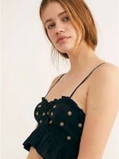 Free People Intimately On A Star crop cami medium