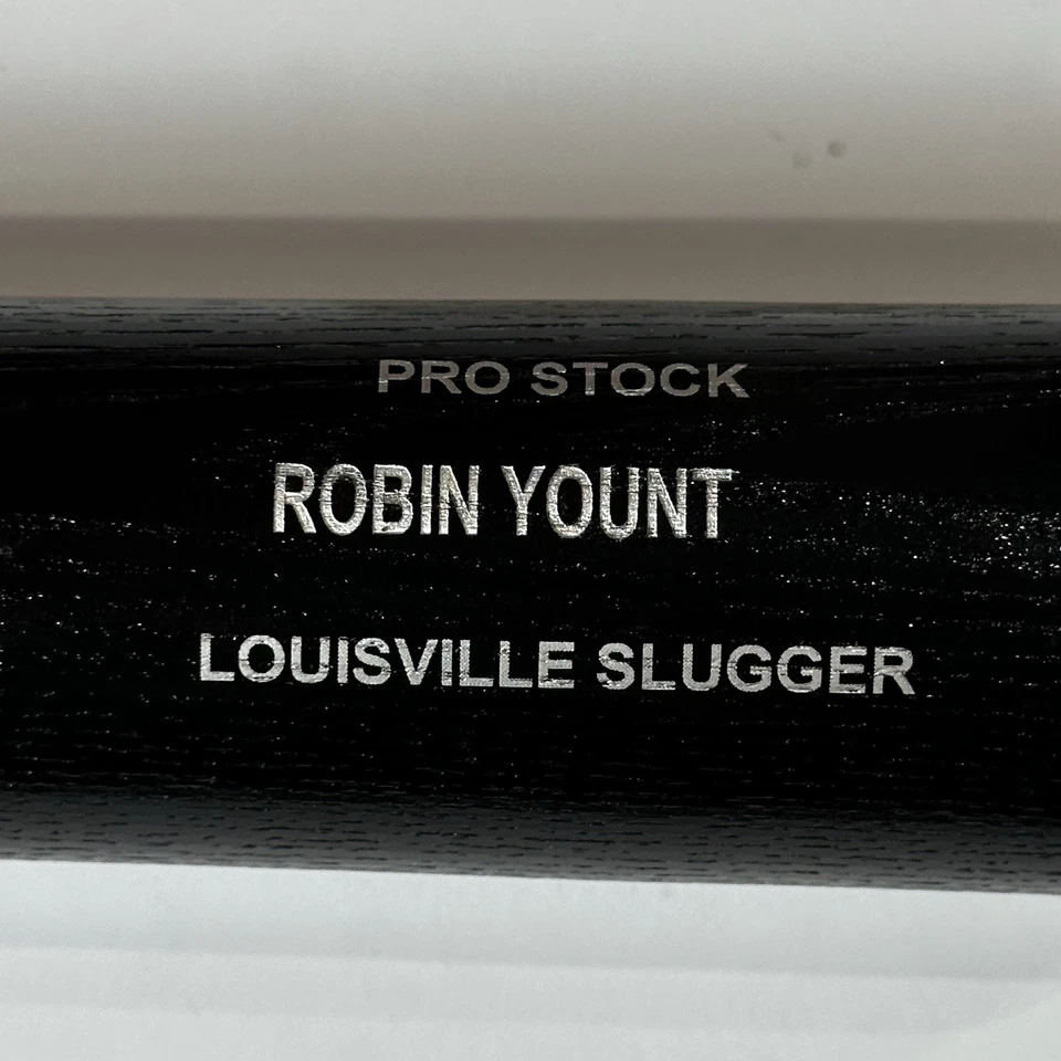 Robin Yount Signed Louisville Slugger Pro Stock Player Model Bat JSA Brewers - Image 4 of 4
