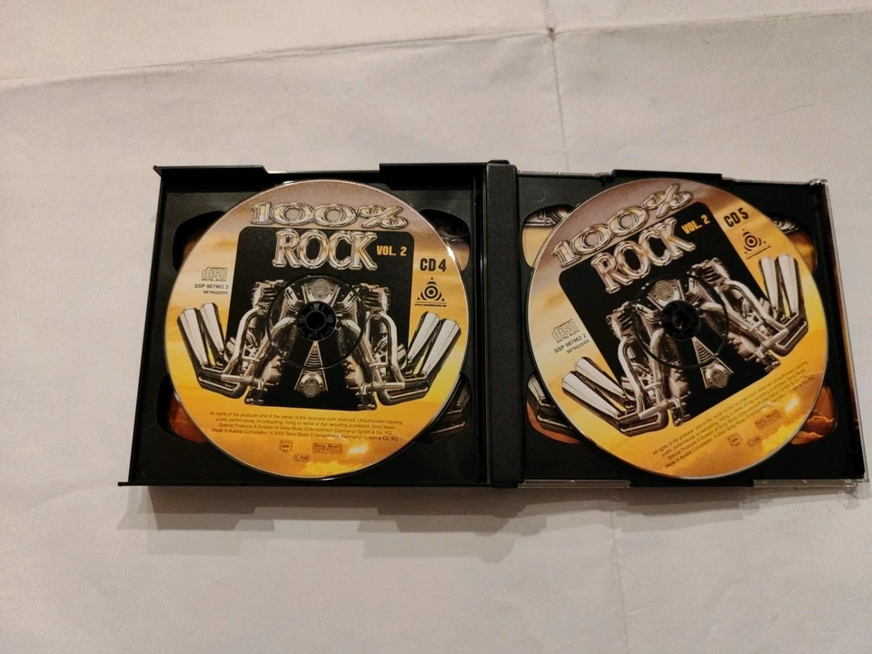 CD-BOX Santana, Toto, Black Sabbath, a.o. 100% Rock Vol. 2 Sony Music - Bild 4 von 4
