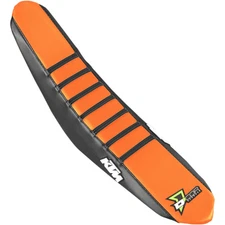 D'COR VISUALS 0821-3173 30-30-215 Seat Cover black/orange - sx/f '11-'16