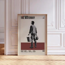 The Waterboy-Inspired Movie, Midcentury Modern Film Wall Decor Poster, No Frame