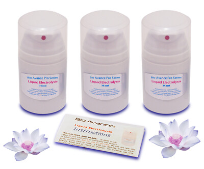 3 PK, Hair Removal Liquid Lazer Permanent Depilatory Cream, Stop Hair Growth.