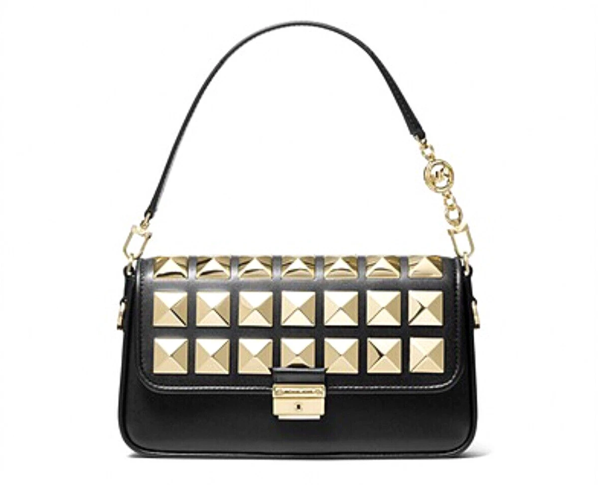 Michael kors studded leather crossbody sale