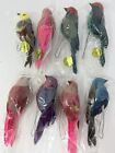 Bird Pot Plant Stake Indoor Decor Lifelike ! Lot Of 8
