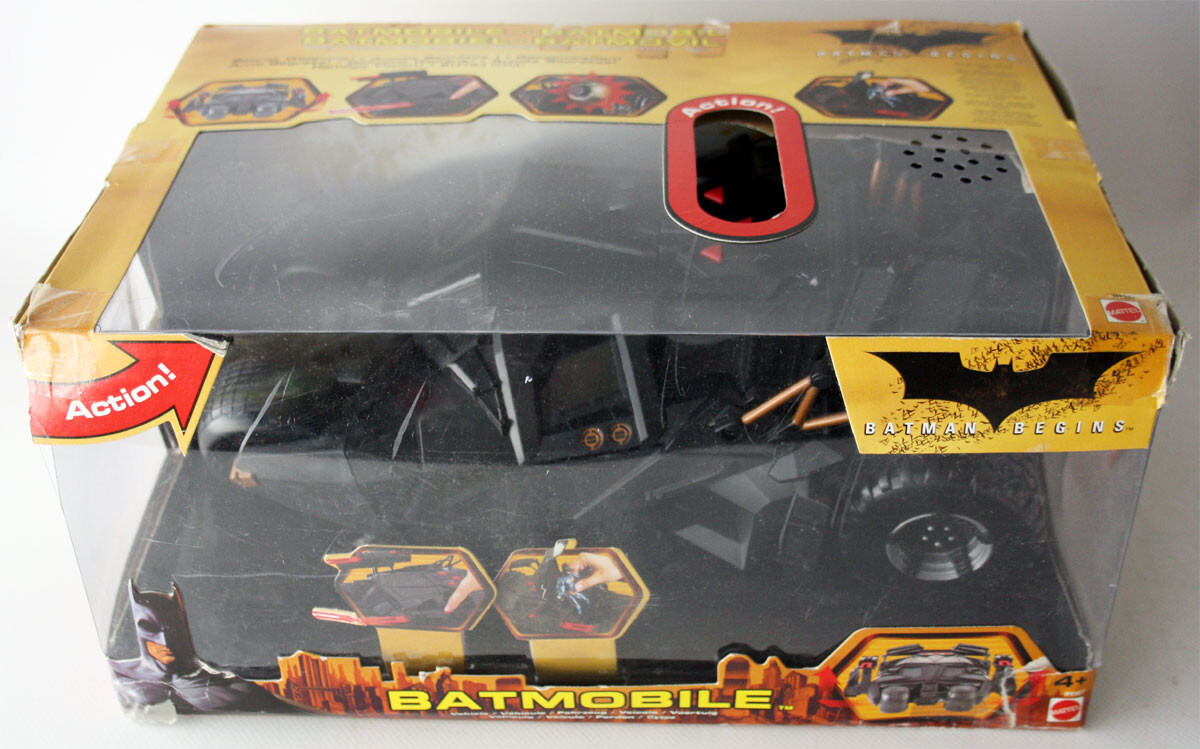 BATMOBILE 2005 MATTEL 未開封 2005 BATMAN BEGINS BATMOBILE ELECTRONIC TUMBLER VEHICLE MATTEL NEW