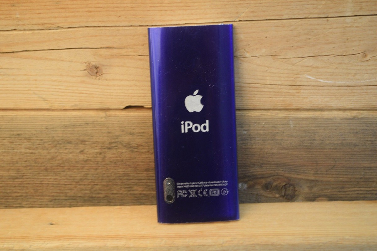 Apple iPod Nano 5th Gen 16GB Purple A1320 Tested Works Fair