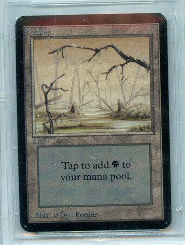 MTG Alpha Swamp V2 BGS 8.5 NM/MT+ Magic Land Card Amricons 4642 - Picture 3 of 3