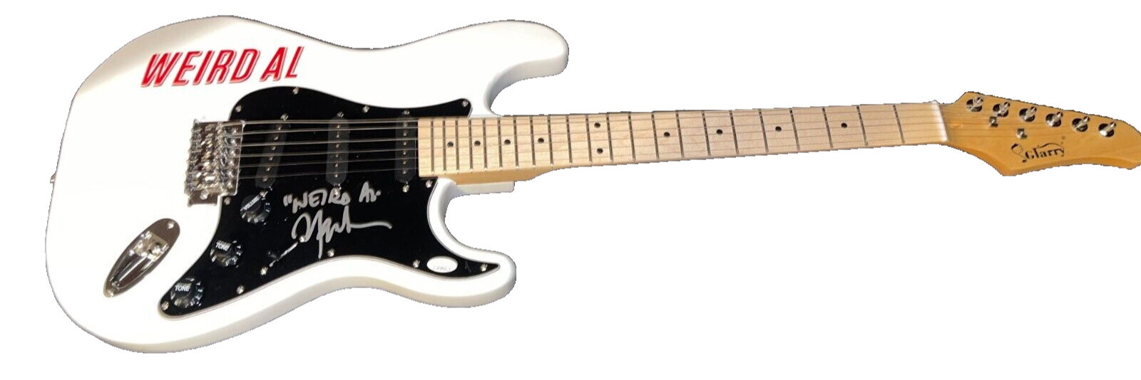 Weird Al Yankovic Signed Eat It Guitar JSA Certified Autograph