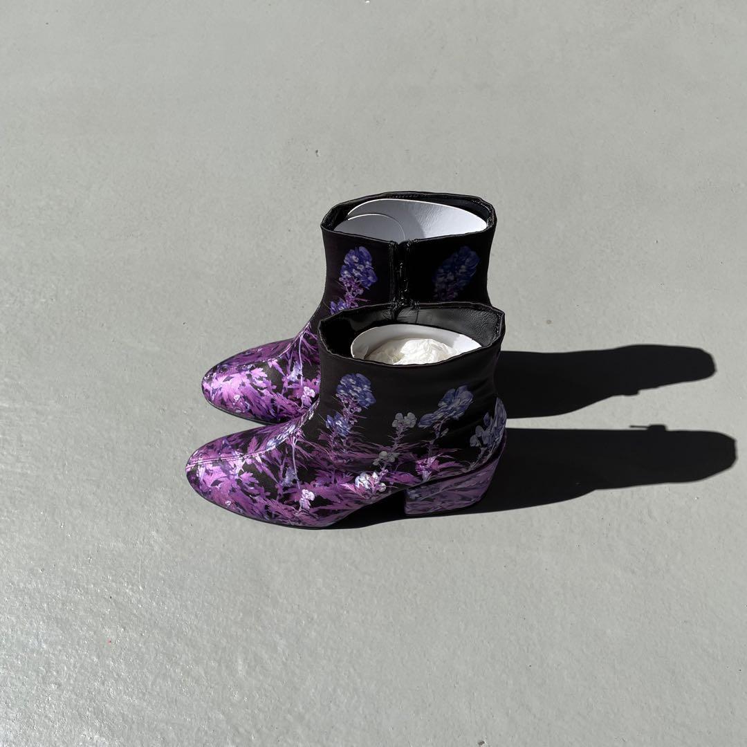 Dries Van Noten Women 6.0US 19Aw Floral Pattern Boots Chic Dries Van Noten Women 6.0US 19Aw Floral Pattern Boots Chic